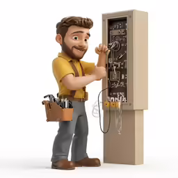 a man leaning on an old pay phone