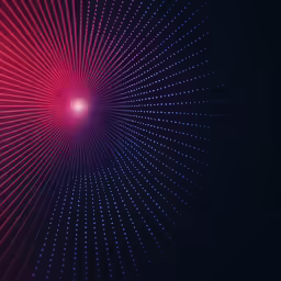 the center of a star pattern made with dots