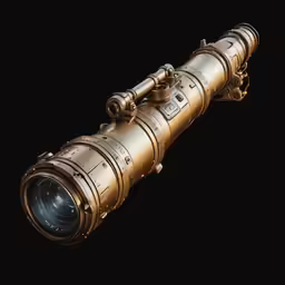 an old antique looking object against a black background