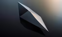 an abstract shaped object on the ground