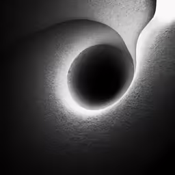 a light fixture that has the shape of a circle