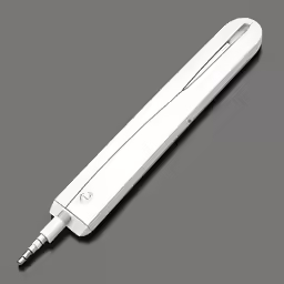 the usb is attached to the white pen