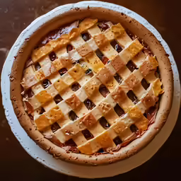 a dish with two squares on it