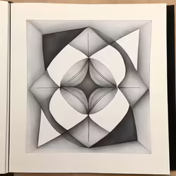 an art work by julia ebers, featured in the book shapes