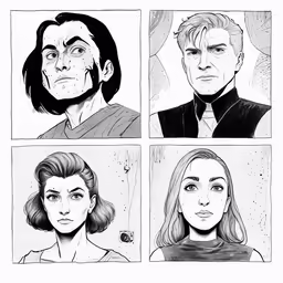 star trek the original movie storyboard artwork by michael zimmer