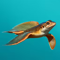 a fish that is flying in the sky