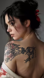 an image of a woman with a tattoo