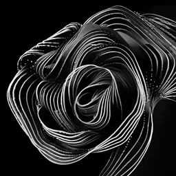 a dark image of lines with some white on them