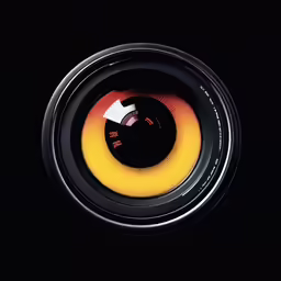an abstract image with yellow and black colors