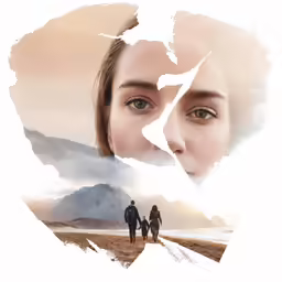 a poster for the invisible series on a beach