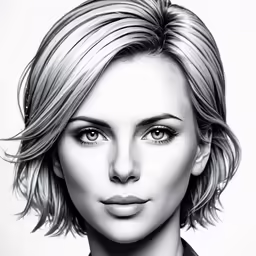 an artistic portrait of a woman wearing black