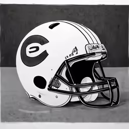 an american football helmet with the logo of the indianapolis colts