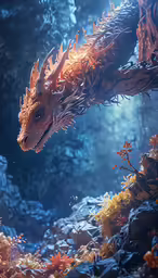 this is a very closeup shot of a plant like creature