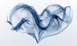 there are very long smoke shapes on the photo