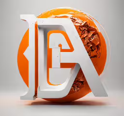a colorful logo design that appears to be a letter for a company,an orange and white circular with a c logo