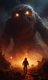 a movie poster for the release of creature hunter