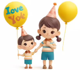 two people are holding hands while holding balloons