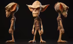 the creation process shows two humanoids with different expressions