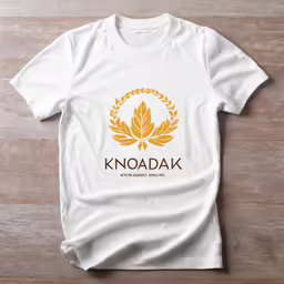 a t - shirt with the knoadark logo on it