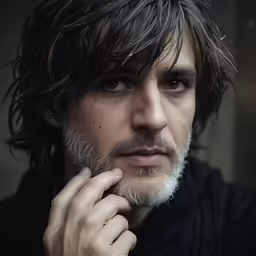 an image of a man with dark hair and beard