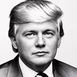 there is a photo of an politician in the image