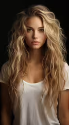 a beautiful blonde woman with long, wavy hair,a woman with long, blonde hair