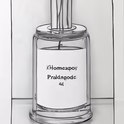 a bottle is shown with the words homepop in it