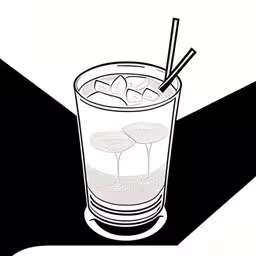 this is an image of a drink in a glass,a drink sitting on top of a table