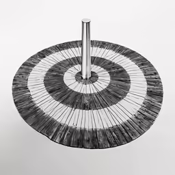 an umbrella is shown with an image on the top
