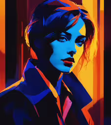 a woman