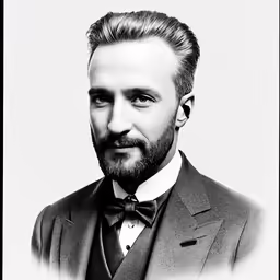 a man in a suit and bow tie