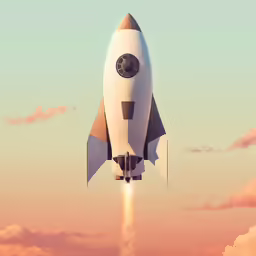a white and gold jet flying through the sky