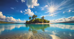 a picture of a large body of water