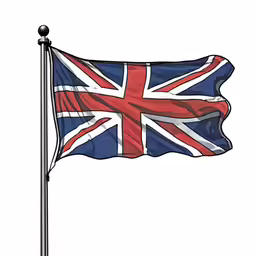 an american flag waving in the wind