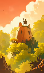 a picture of a sci - fi landscape that is a sci fi scene