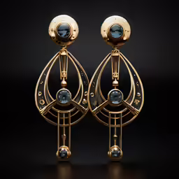 two large gold - toned and crystal jewelry sets
