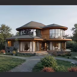 this is a picture of a home with great views