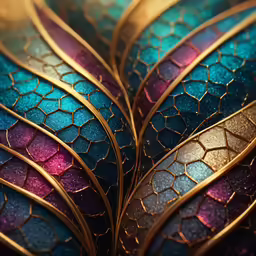 a close up shot of a peacocks feathers tail, as seen from below