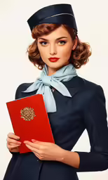 a model is holding up an official russian passport
