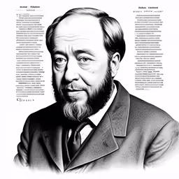 the portrait of thomas garfield, one of his favorite authors