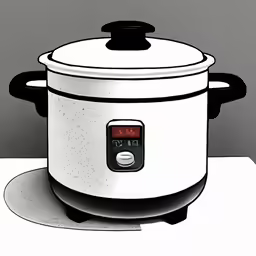 an electric pressure cooker sitting on a counter top