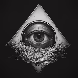 an image with an all seeing eye in the center