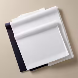 a white sheet with black border on it