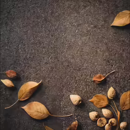 a branch that has fallen apart, with leaves around it