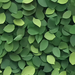 an up close view of many different shapes and sizes of leaves