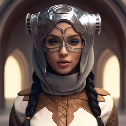 an image of a girl dressed in an armor