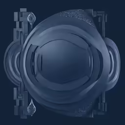 a circle that has some things on it