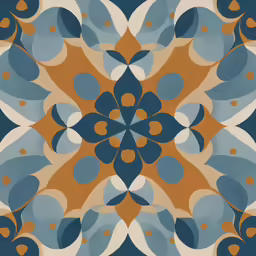 a design with some sort of flower on it
