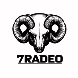 an image of a ram head with the word 7cade