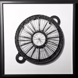 a photograph is displayed in a frame